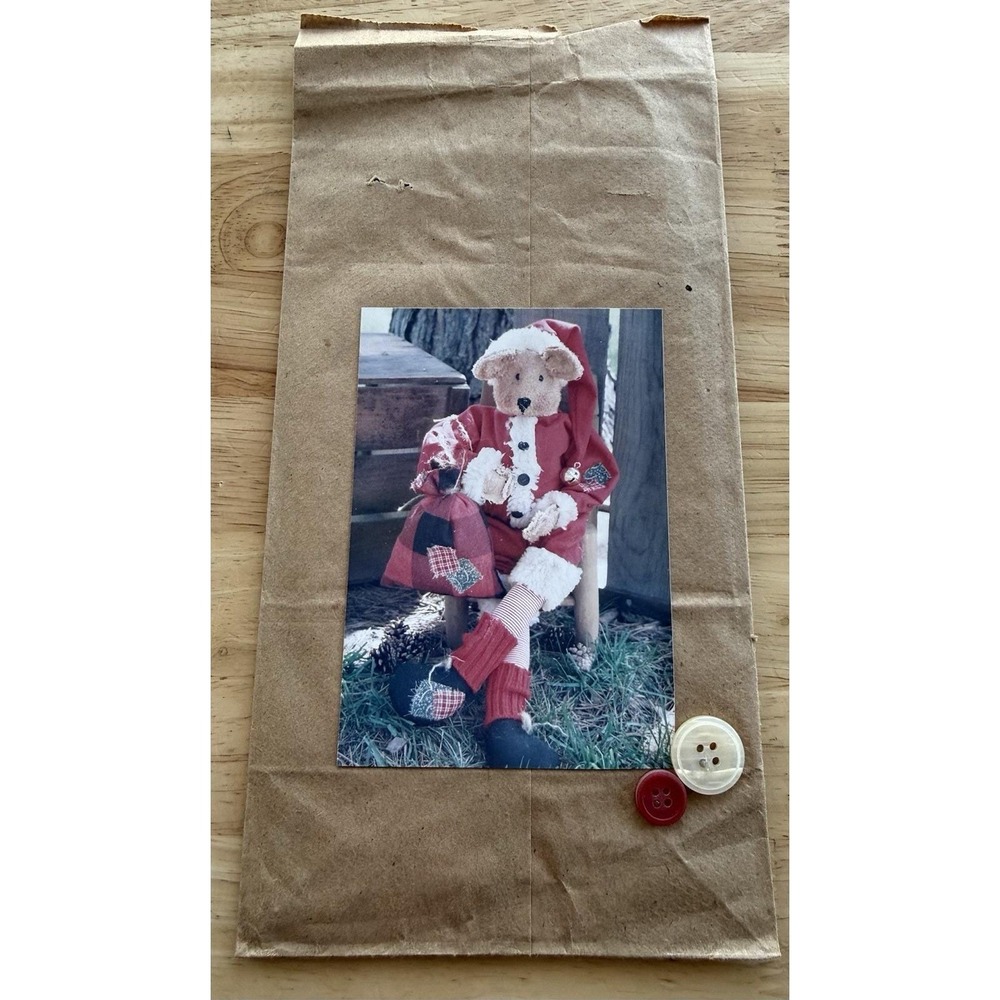 2•nd TIME AROUND PATTERNS Bearly St. Nick #3 Bear Series‎ 20" Uncut